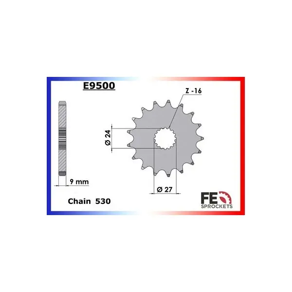 PIGNON PSB GSX.R.1000'09 15 530