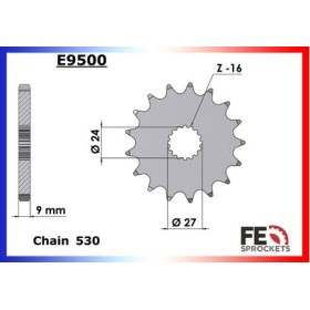 PIGNON PSB GSX.R.1000'09 16 530