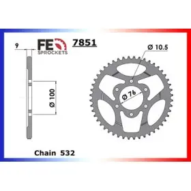 COURONNE ACIER GSX.1100.R '89/97 43 532
