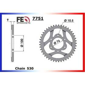 COURONNE ACIER COUR AC GSX1100F '88/96 50 530