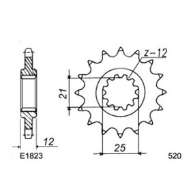 PIGNON HVA 240A510cc 80/87 16 520