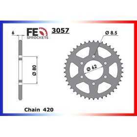 KIT CHAINE FE YZ.50 '80 12X42 SR 