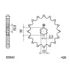 KIT CHAINE FE DT.80.MX/S Esp.'84/85 13X43 OR
