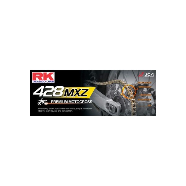 KIT CHAINE FE RD DX125 (1E7)'75/76 Rayons 15X39 MX 