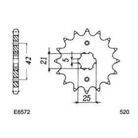 KIT CHAINE FE XV.250 V-STAR '08/16 16X45 Rµ 