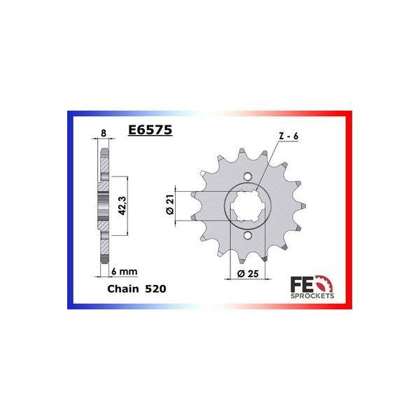 KIT CHAINE FE XT.400.S '83/84 15X45 RX/XW.SR 