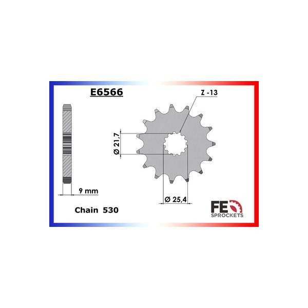 KIT CHAINE FE FZR.600.R '94/95 15X47 RX/XW.SR* 