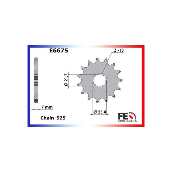 KIT CHAINE FE TDM.850 '91/95 16X44 RX/XW.SR* 