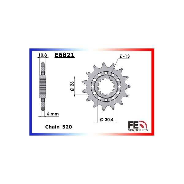 KIT CHAINE FE R1.1000 YZF '04/05 17X45 RU 