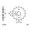 KIT CHAINE FE CB.250.TWIN/N '78/82 15X41 Rµ 