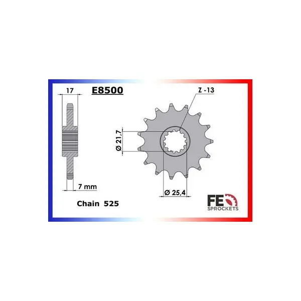 KIT CHAINE FE VFR.400.R '91/94 15X40 RX/XW.SR*