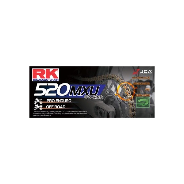 CHAINE RK 520MXU 132 MAILLONS 