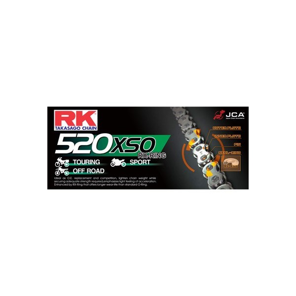 CHAINE RK 520XSO 104 MAILLONS 