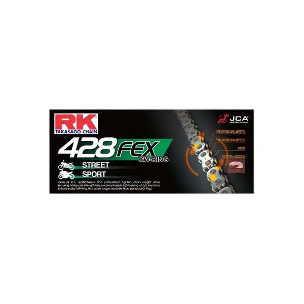 KIT CHAINE FE CR80R'86/95 Ptes R(428) 15X49 RX/XW.SR 