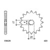 KIT CHAINE FE TS50ER '81/83 Automatique 12X48 HR 