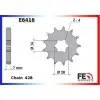 KIT CHAINE FE RM.80.X '85 Ptes Roues 13X44 MX