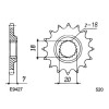 KIT CHAINE FE RM.125.H '87 12X53 RU 