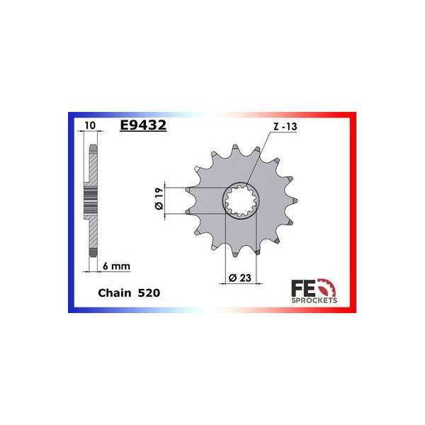 KIT CHAINE FE RM.250.E/F/G '84/86 14X50 RU 