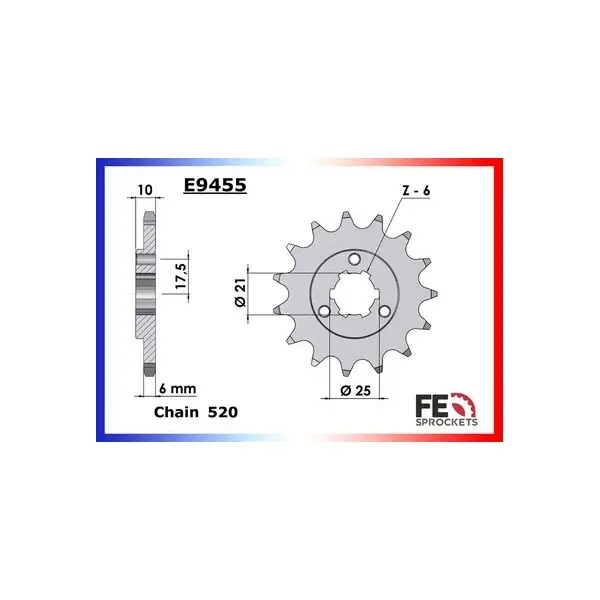 KIT CHAINE FE DR.750 '89 15X48 ORµ