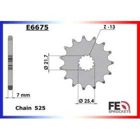KIT CHAINE FE GSX.R.750 '11/16 17X45 XWUR 