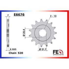 KIT CHAINE FE GSX.R.750 '06/10 17X45 XWUR 