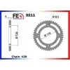 KIT CHAINE FE KX.65 '00/01 13X46 SR