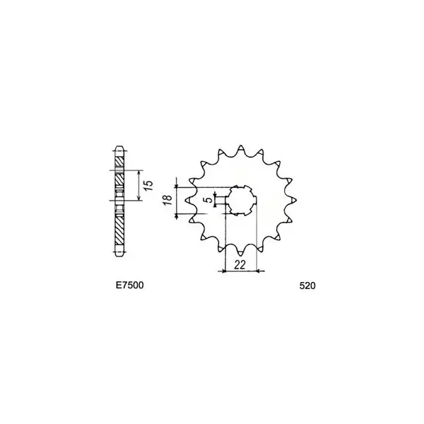 KIT CHAINE FE KX.125 01/02 12X49 Rµ