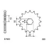 KIT CHAINE FE KX.125 01/02 12X49 Rµ