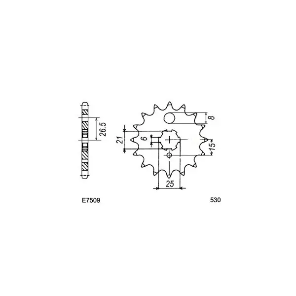 Z.400.B/G '78/81 15X45 RK530KRO # (B1/B2/G1/G2/G3)