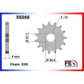 KIT CHAINE FE Z.650.C '78/80 Bƒtons 16X42 OR* 
