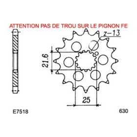 KIT CHAINE FE Z.750.L3/L4 '83/84 13X33 XWUR 