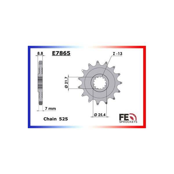 KIT CHAINE FE KLZ1000 VERSYS'12/16 15X43 RX/XW.SRµ 