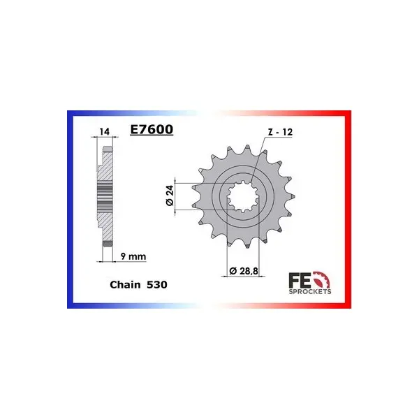 KIT CHAINE FE GPZ.1100 '95/98 17X45 XWUR*