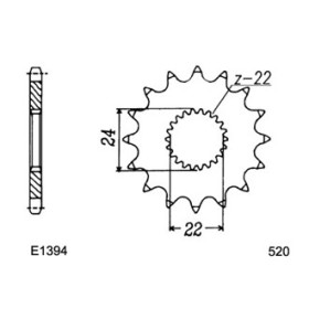 KIT CHAINE FE 125.RX '92/97 14X49 XWUR