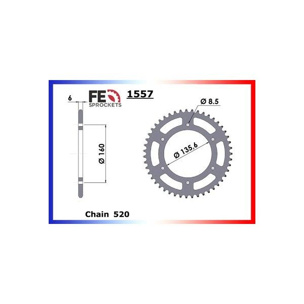 KIT CHAINE FE 350ETX TUAREG WIND'88/90 16X45 XWUR 