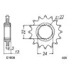 KIT CHAINE FE 650.PEGASO '92/95 16X47 XWUR