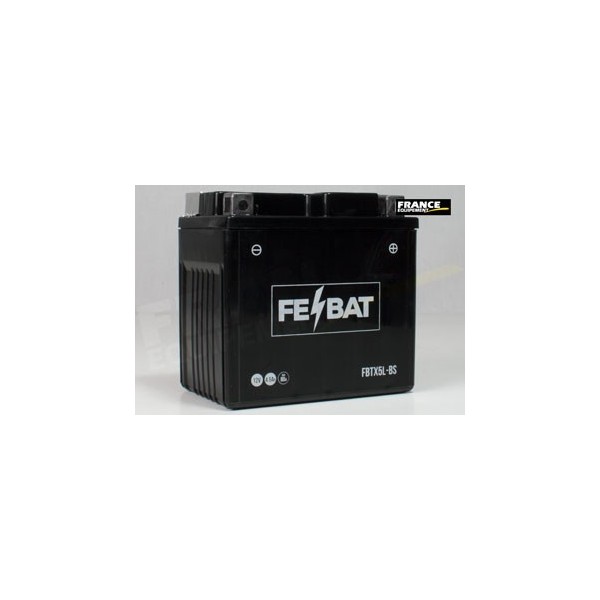 Batterie FE-BAT FBTX5L-BS  (CBTX5L-BS / YTX5L-BS / YTX5LBS / BTX5L) 
