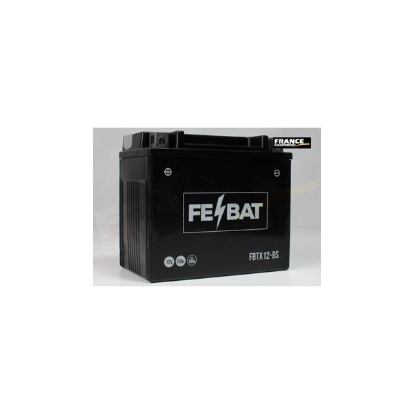 Batterie FE-BAT FBTX12-BS  (CBTX12-12 / YTX12-BS / YTX12BS / BTX12) 