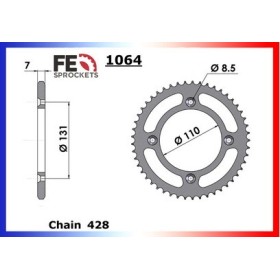 COURONNE ACIER KTM 85.SX '04/09 47 428