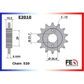 PIGNON PSB KYMCO 250.KXR/MXU '03/04 15 520