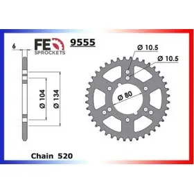 COURONNE ACIER POLARIS 34 520
