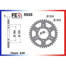 COURONNE ACIER POLARIS 40 520