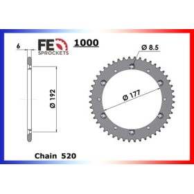 COURONNE ACIER HVA 240 à 510cm3 '77/88 53 520