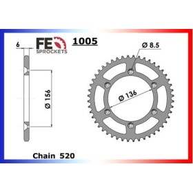 COURONNE ACIER HVA 350.TE'90/99-360.WR/CR'90/00 49
