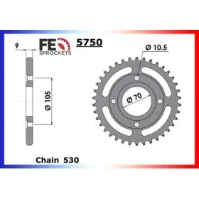 COURONNE ACIER COUR AC CB250 34 530