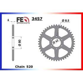 COURONNE ACIER COUR AC SR/XT240.250 43 520