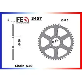 COURONNE ACIER COUR AC SR/XT240.250 49 520
