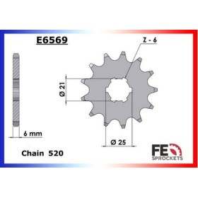PIGNON YAM WR.250/500 '91/99 13 520