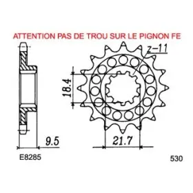 PIGNON HONDA CBR.250.R '11/13 13 520