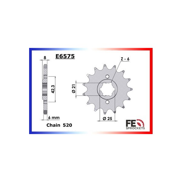 PIGNON KX/KLX.250-KX.420 77/86 13 520 